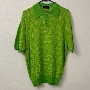 Versace Vibrant Green Polo Shirt